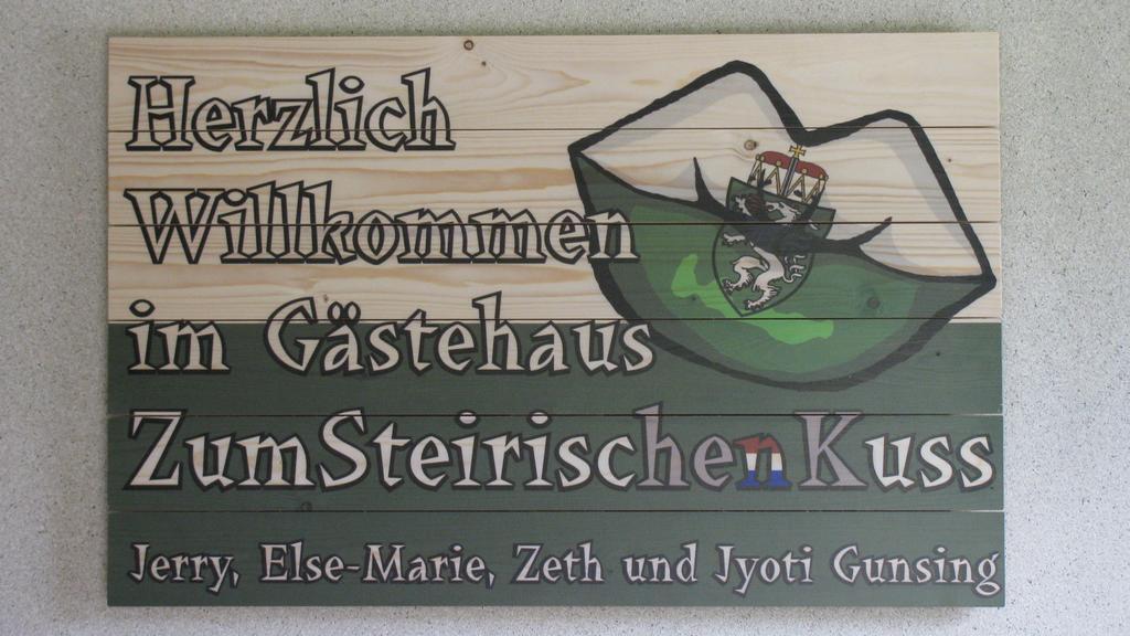 Gaestehaus Zum Steirischen Kuss Aich  Exteriör bild